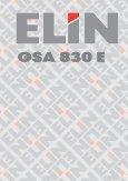 ELIN GSA 830 E